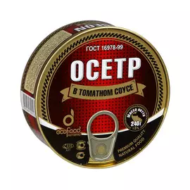 Осетр EcoFood в томатном соусе 240 г