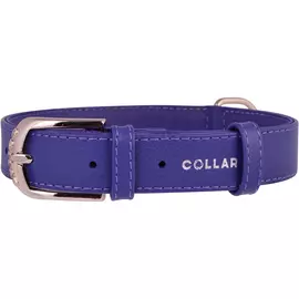 Ошейник для собак COLLAR Glamour без украшений 25 мм 38-49 см Фиолетовый