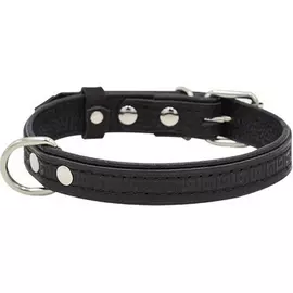Ошейник для собак ZOOEXPRESS Hight Line с тиснением 20 мм 42 см Черный