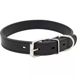 Ошейник для собак ZOOEXPRESS Строченый 2 сл 26 мм 50 см Черный