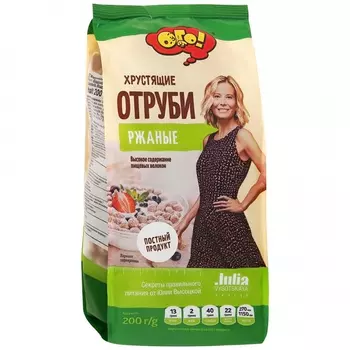 Отруби ржаные ОГО! Гранулированные, 200 г