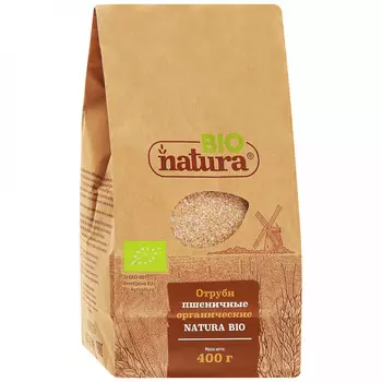 Отруби VILA NATURA БИО пшеничные, 400 г
