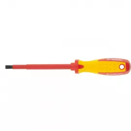 Отвертка Matrix Insulated, SL6,5 x 150 мм, CrMo, до 1000 В, двухкомпонентная рукоятка