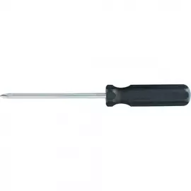 Отвертка Sparta PH1х75 мм, углеродистая сталь, черная пластиковая рукоятка