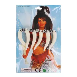 Ожерелье клыки и черепа Long cheng yiwu city