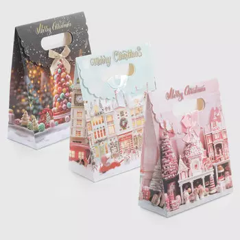 Пакет Ad trend NY подарочный 17х8х21 см в ассортименте