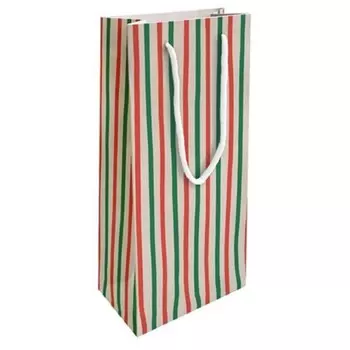 Пакет бумажный подарочный Be Smart 15х32 см. Коллекция "Holidays", полоски