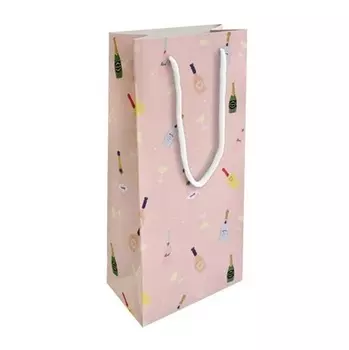 Пакет бумажный подарочный Be Smart 15х32 см. Коллекция "Party", игристое