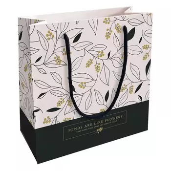 Пакет бумажный подарочный Be Smart 20х20 см. Коллекция "June", розовый