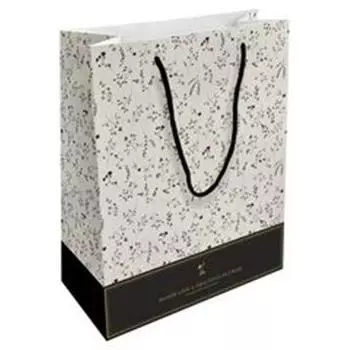 Пакет бумажный подарочный Be Smart 25х32 см. Коллекция "Vintage", айвори