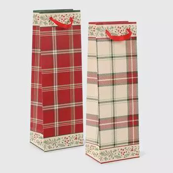 Пакет для бутылки Mercury NY 12,5x9,5x38 см в ассортименте