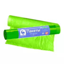Пакет для мусора Lomberta overlap 10 шт 60 л