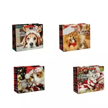 Пакет подарочный Ad trend NY 31х12х26 см в ассортименте