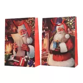 Пакет подарочный Kaemingk 451376 12х30х42 см в ассортименте