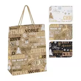 Пакет подарочный Koopman NY 115x60x160 мм в ассортименте