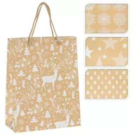 Пакет подарочный Koopman NY 250x85x345 мм в ассортименте