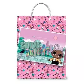 Пакет подарочный малый ND Play Lol розовый с картинкой