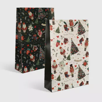 Пакет подарочный Mercury NY-75891 christmas 50x18x74 см в ассортименте