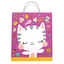 Пакет подарочный ND Play кошечка