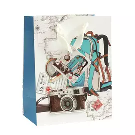 Пакет подарочный "Опять в школу"