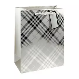 Пакет подарочный "Шотландка"