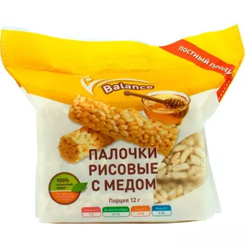 Палочки Lope-Lope рисовые с мёдом 90 г