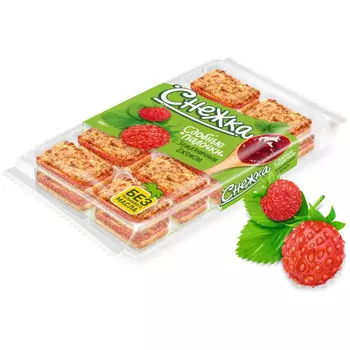 Палочки Снежка сдобные с земляничным джемом 308 г