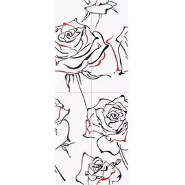 Панно Kerlife Splendida Rosa 101x40,2 см