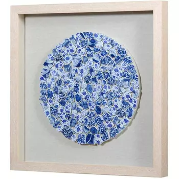 Панно Mart Gallery в стиле Гжель 1 50х50х6 см