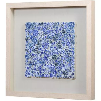 Панно Mart Gallery в стиле Гжель 2 50х50х6 см