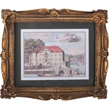 Панно настенное Glasar под старину, прямоугольное 28х4х33 см