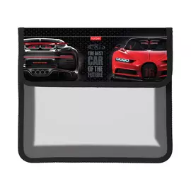 Папка для тетрадей А5 Hatber Best car 2 отделения на липучке