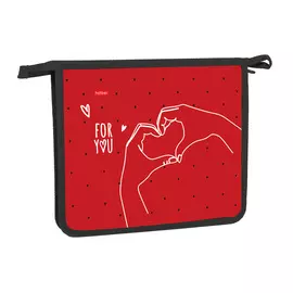 Папка для тетрадей А5 Hatber For you 1 отделение на молнии