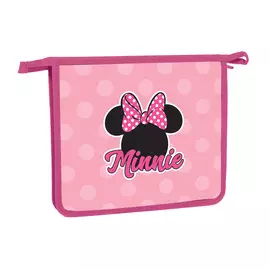 Папка для тетрадей А5 Hatber Минни Маус 1 отделение на молнии