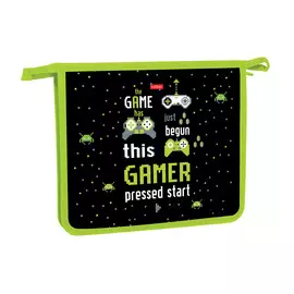 Папка для тетрадей А5 Hatber Start the game 1 отделение на молнии