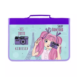 Папка для тетрадей с ручкой А4 Hatber Романтичный Париж