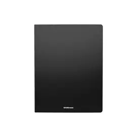 Папка файловая пластиковая Erich Krause Matt Classic, c 20 карманами, A4, черный