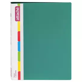 Папка с зажимом Attache Россия зеленая