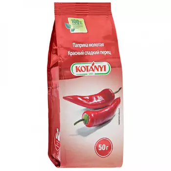 Паприка молотая Kotany красный сладкий перец, 50 г