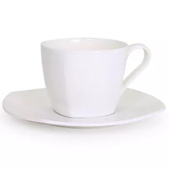 Пара чайная АККУ Белый квадратная 250 мл