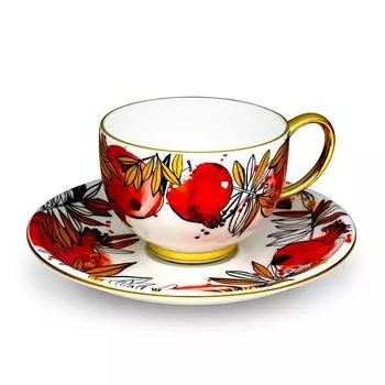 Пара чайная Empire Гранатовый сад 215 мл