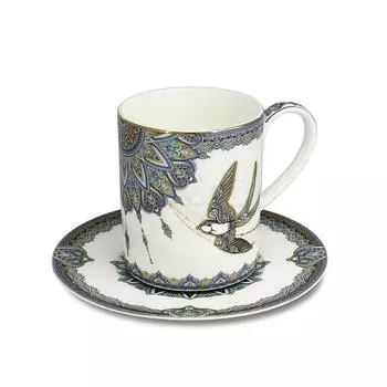 Пара чайная Empire Принцесса 350 мл голубая