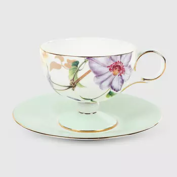 Пара чайная French garden Фрезия чашка 220 мл, блюдце 15 см
