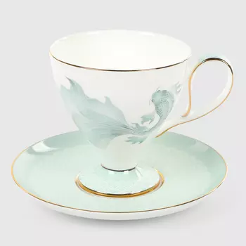 Пара чайная French garden Рыбка чашка 220 мл, блюдце 15 см