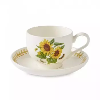Пара чайная Portmeirion Летний луг подсолнух фаянс 260 мл