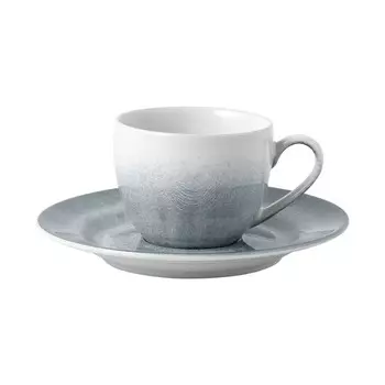 Пара кофейная Lunasol Vulcano 90 мл серо-голубая