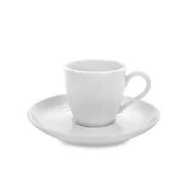 Пара кофейная Pillivuyt Plisse фарфор 90 мл