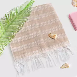 Пештемаль Aline Palace бежевое 90х170 см