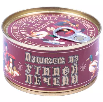 Паштет Деликатес дичь из утиной печени, 200 г