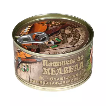 Паштет Деликатес дичь с медвежатиной 200 г